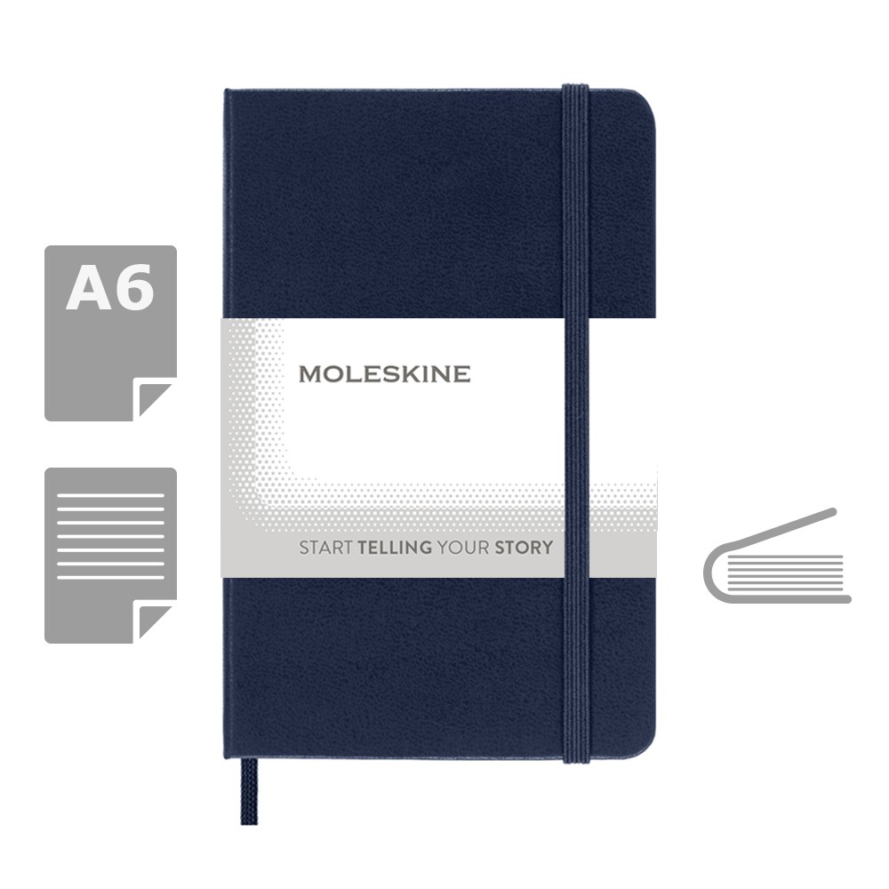 MOLESKINE Notatnik kieszonkowy A6 z twardą okładką