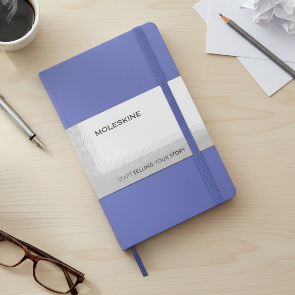 MOLESKINE Notatnik kieszonkowy A6 z twardą okładką - Notatniki i notesy z nadrukiem logo | VEBI - zdjęcie 32