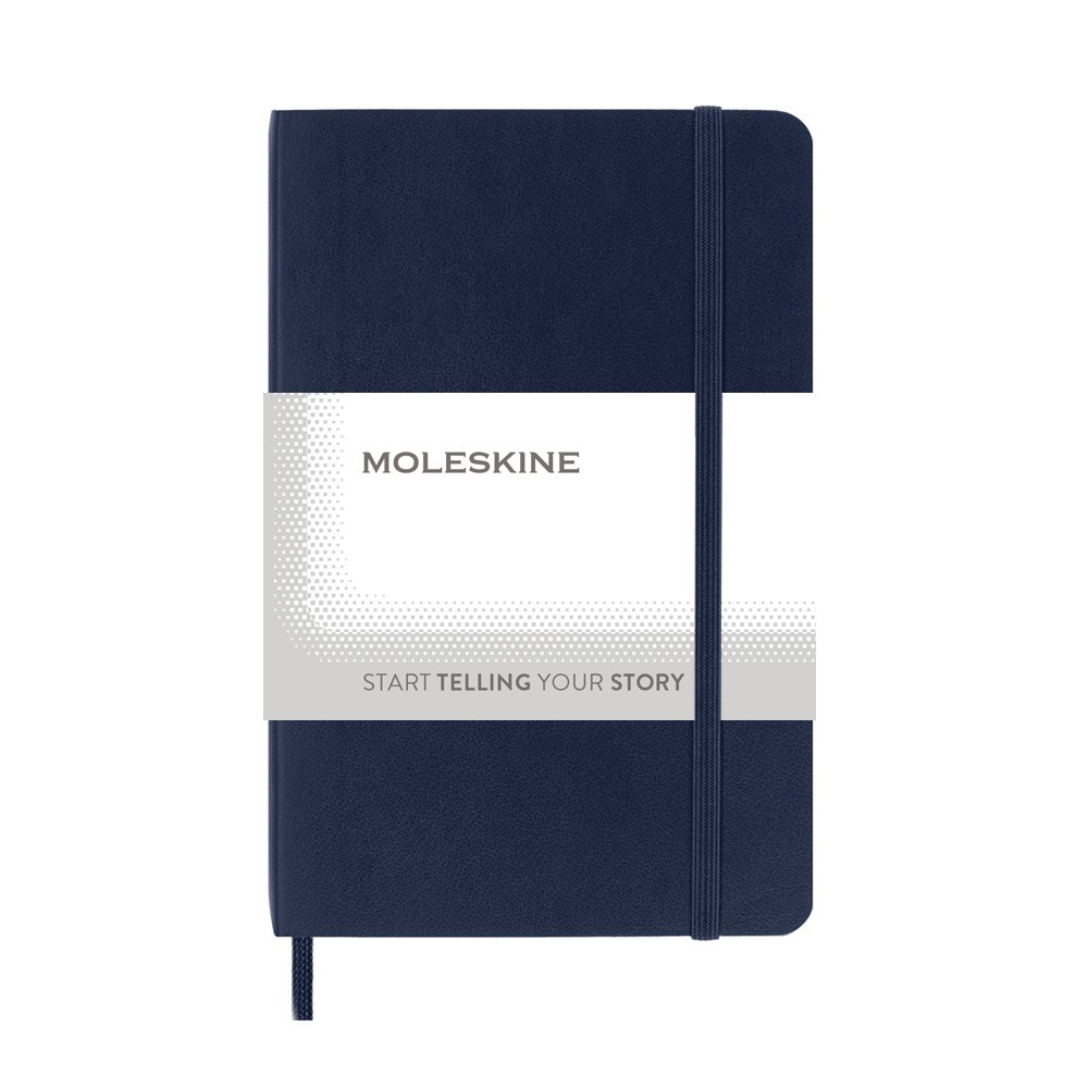 Notatnik kieszonkowy MOLESKINE A6 w linie z logo - zdjęcie 2