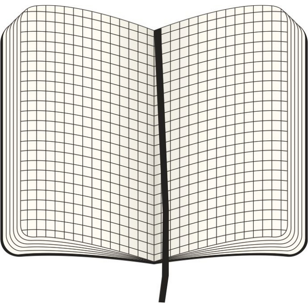 Notatnik MOLESKINE A6 z logo - pocket w kratkę 192 str. - zdjęcie 2