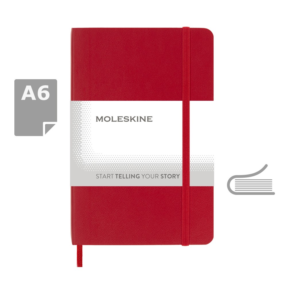 Notatnik kieszonkowy MOLESKINE A6 z logo firmy - Notatniki i notesy z nadrukiem logo | VEBI - zdjęcie 13
