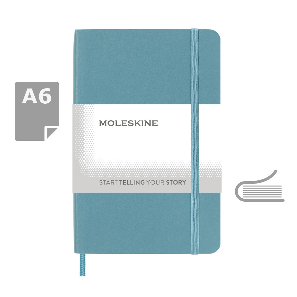 Notatnik kieszonkowy MOLESKINE A6 z logo firmy - Notatniki i notesy z nadrukiem logo | VEBI - zdjęcie 53