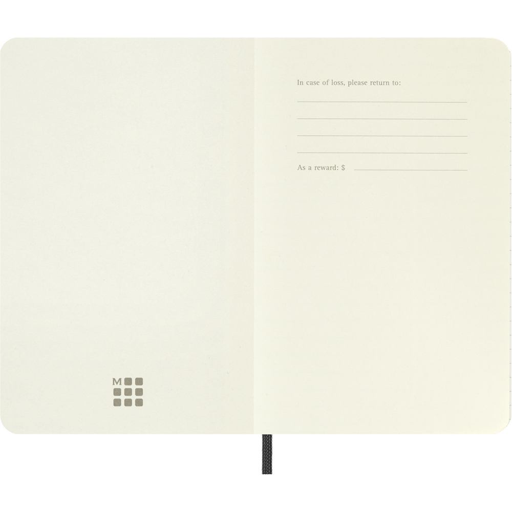 Notatnik kieszonkowy MOLESKINE A6 w kratkę z miękką okładką - Notatniki i notesy z nadrukiem logo | VEBI - zdjęcie 10