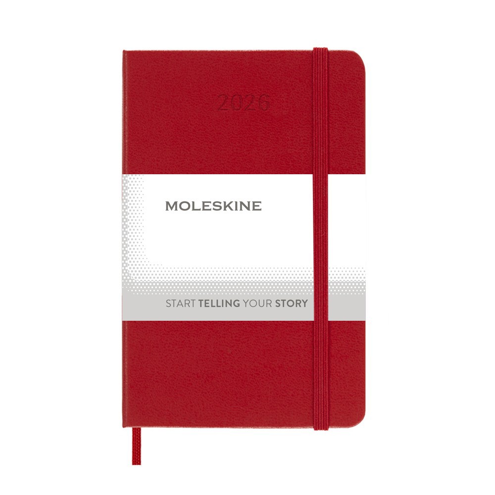 Kalendarz kieszonkowy MOLESKINE A6 z tłoczeniem - Notatniki i notesy z nadrukiem logo | VEBI - zdjęcie 2