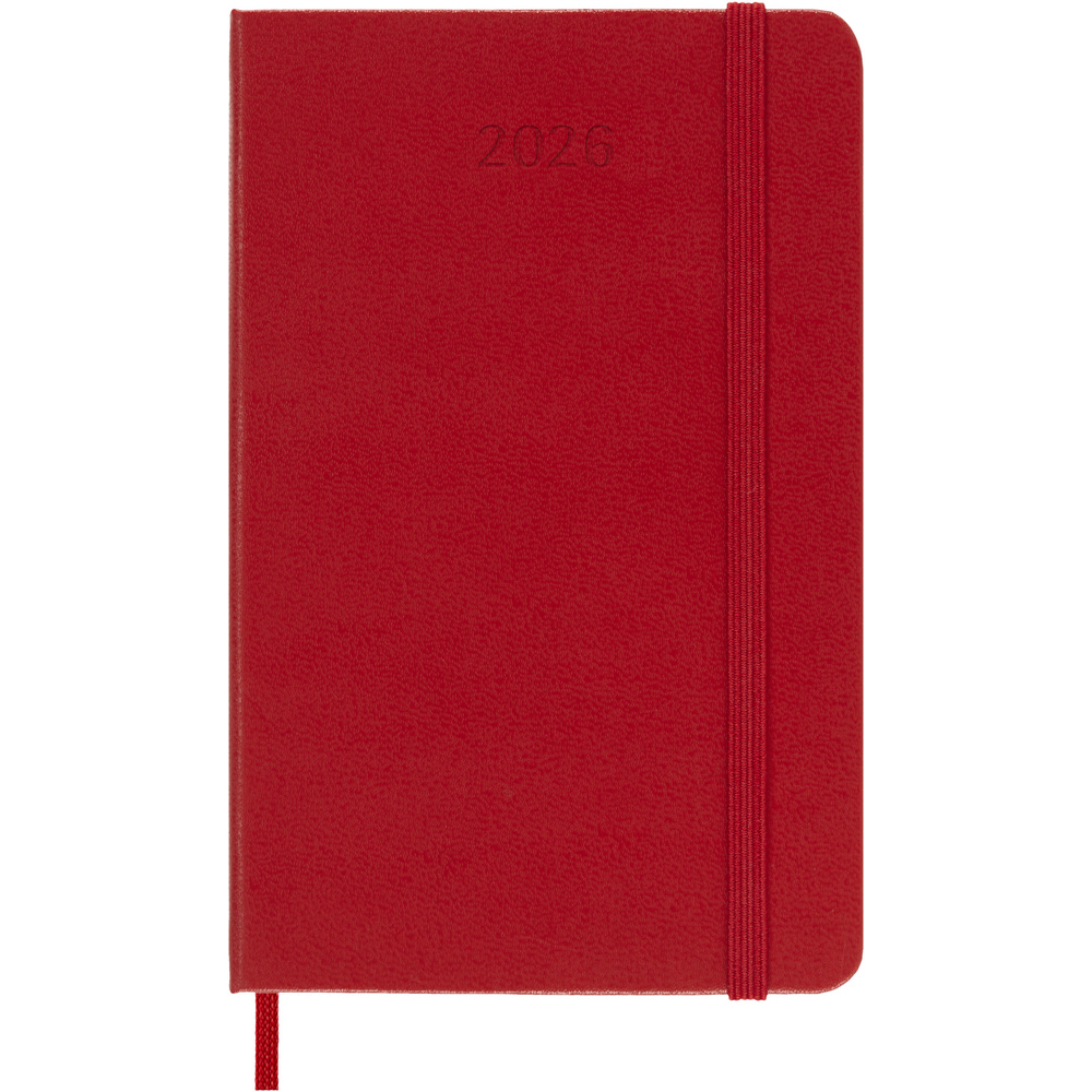 Kalendarz kieszonkowy MOLESKINE A6 z tłoczeniem - Notatniki i notesy z nadrukiem logo | VEBI - zdjęcie 3