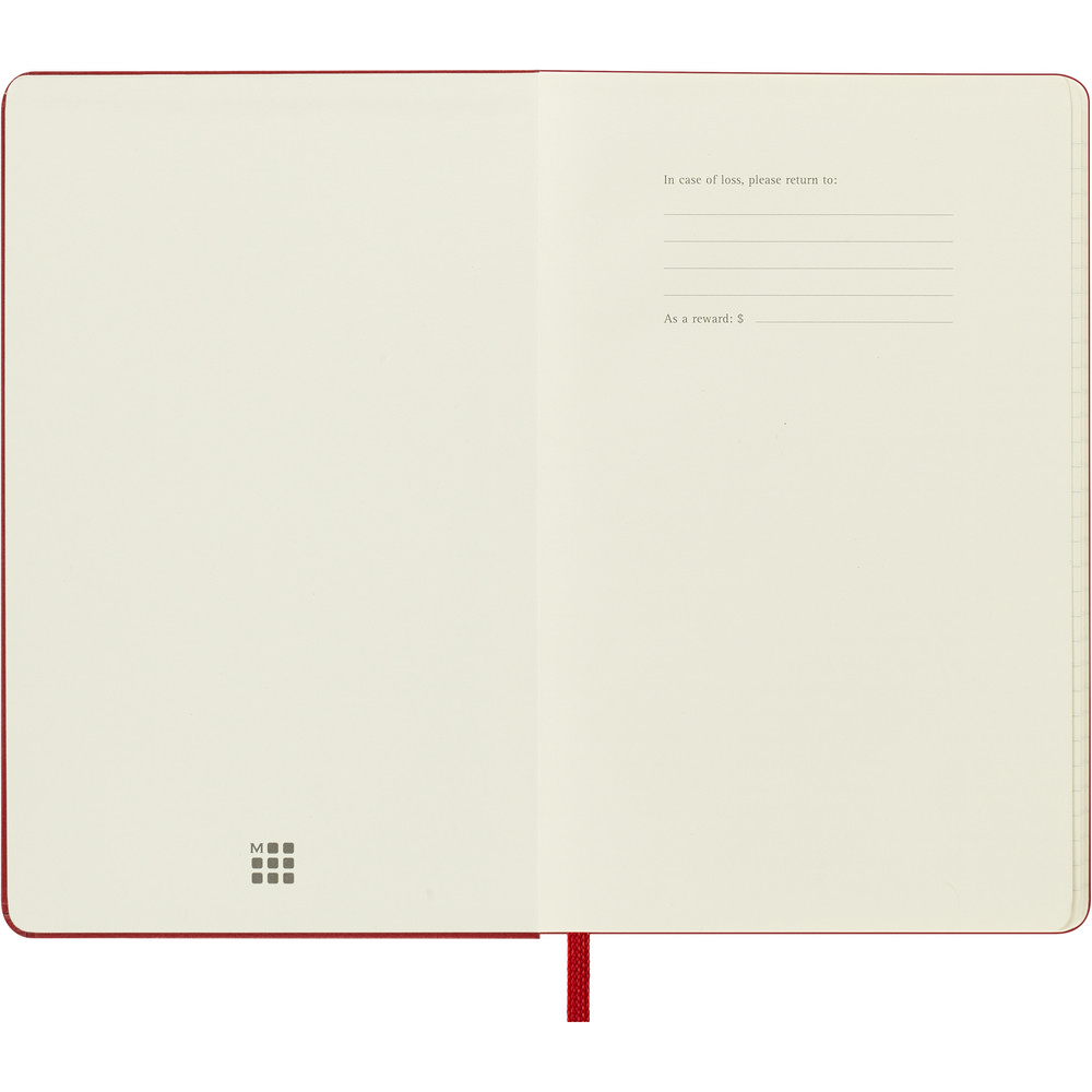 Kalendarz kieszonkowy MOLESKINE A6 z tłoczeniem - Notatniki i notesy z nadrukiem logo | VEBI - zdjęcie 5