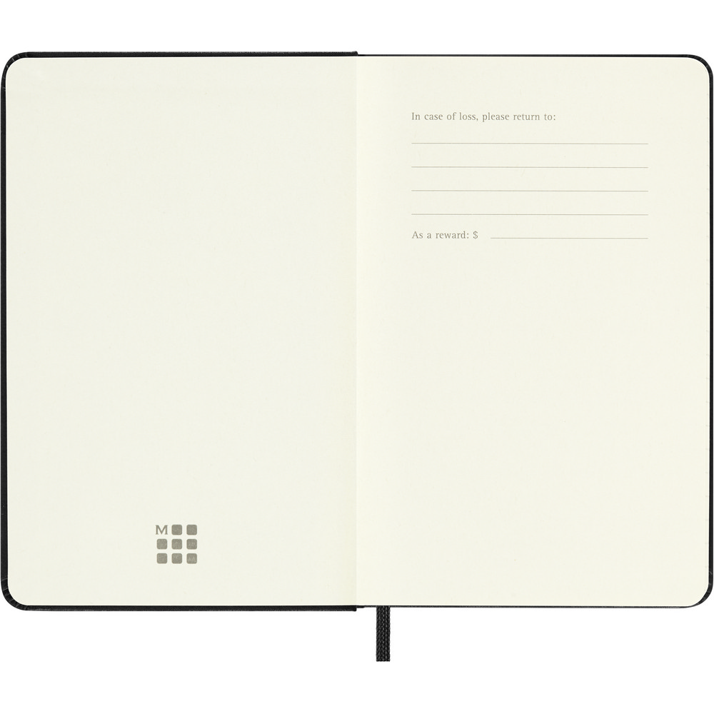 Kalendarz kieszonkowy Moleskine A6 - dzienny planer 2027 - Notatniki i notesy z nadrukiem logo | VEBI - zdjęcie 5