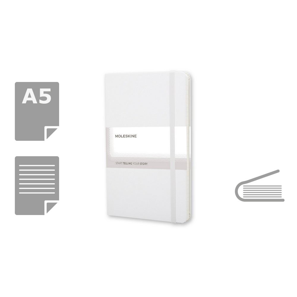 Notatnik MOLESKINE A5 z logo - elegancki prezent biznesowy