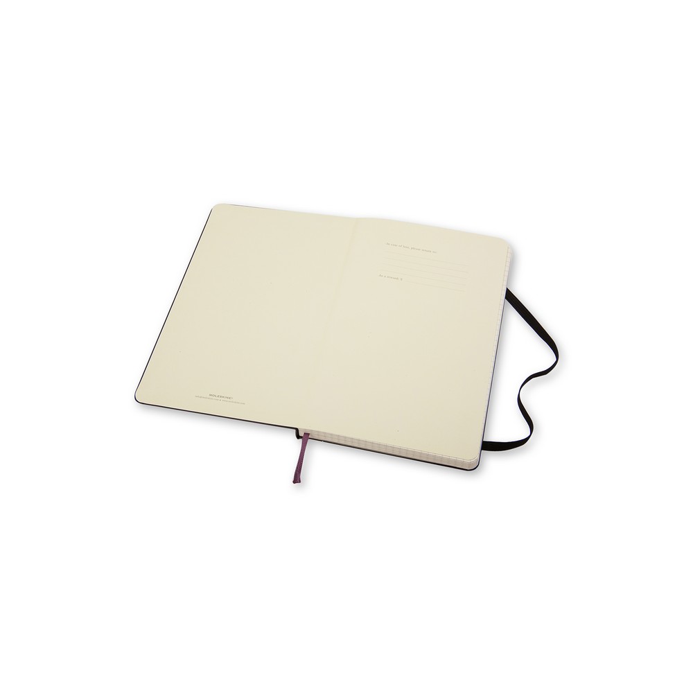 MOLESKINE Notatnik A5 w kratkę z twardą okładką - 240 stron - Notatniki i notesy z nadrukiem logo | VEBI - zdjęcie 7