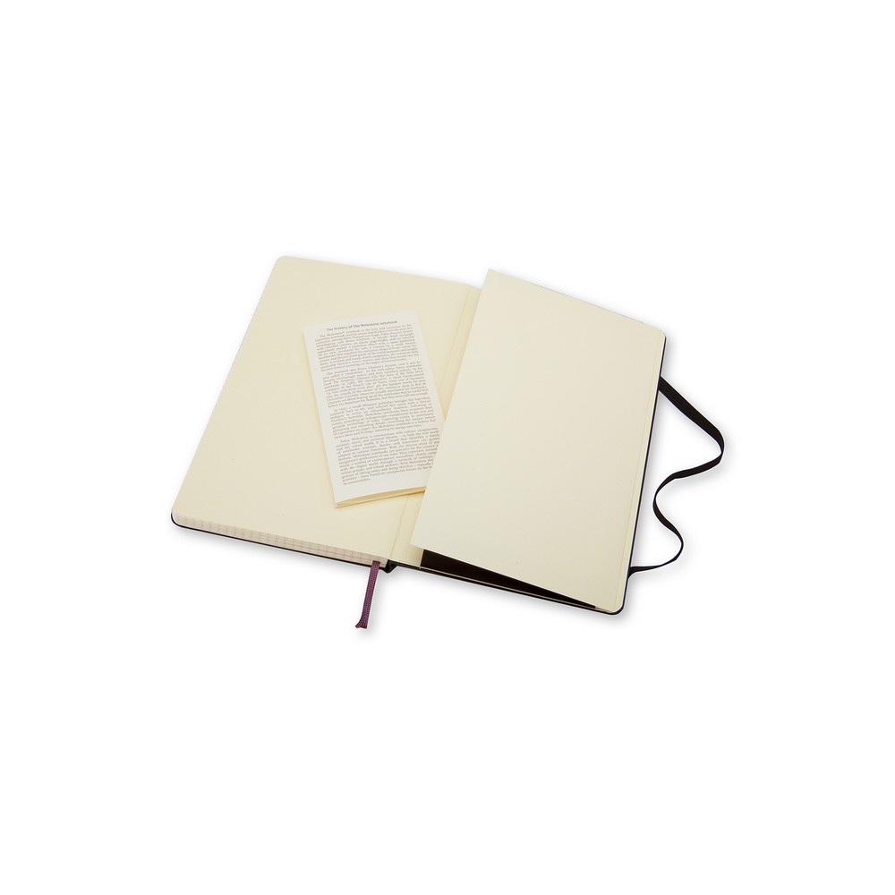 MOLESKINE Notatnik A5 w kratkę z twardą okładką - 240 stron - Notatniki i notesy z nadrukiem logo | VEBI - zdjęcie 8