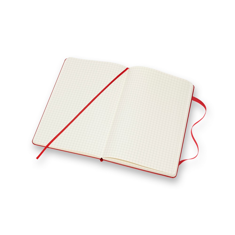 MOLESKINE Notatnik A5 w kratkę z twardą okładką - 240 stron - Notatniki i notesy z nadrukiem logo | VEBI - zdjęcie 17