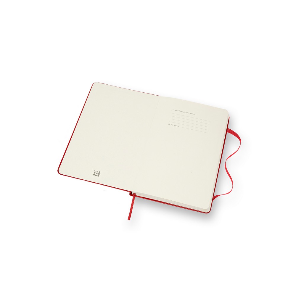 MOLESKINE Notatnik A5 w kratkę z twardą okładką - 240 stron - Notatniki i notesy z nadrukiem logo | VEBI - zdjęcie 18