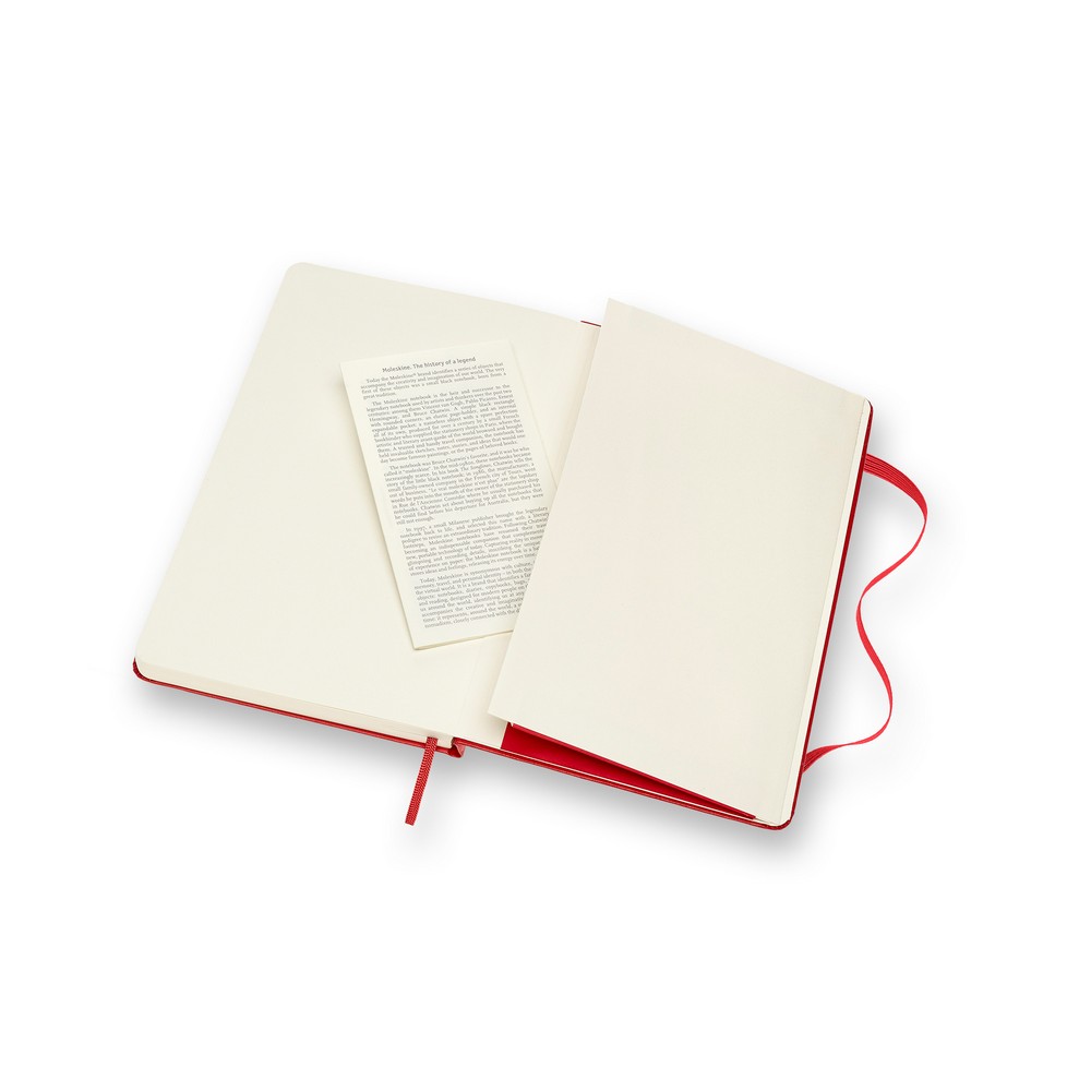 MOLESKINE Notatnik A5 w kratkę z twardą okładką - 240 stron - Notatniki i notesy z nadrukiem logo | VEBI - zdjęcie 19
