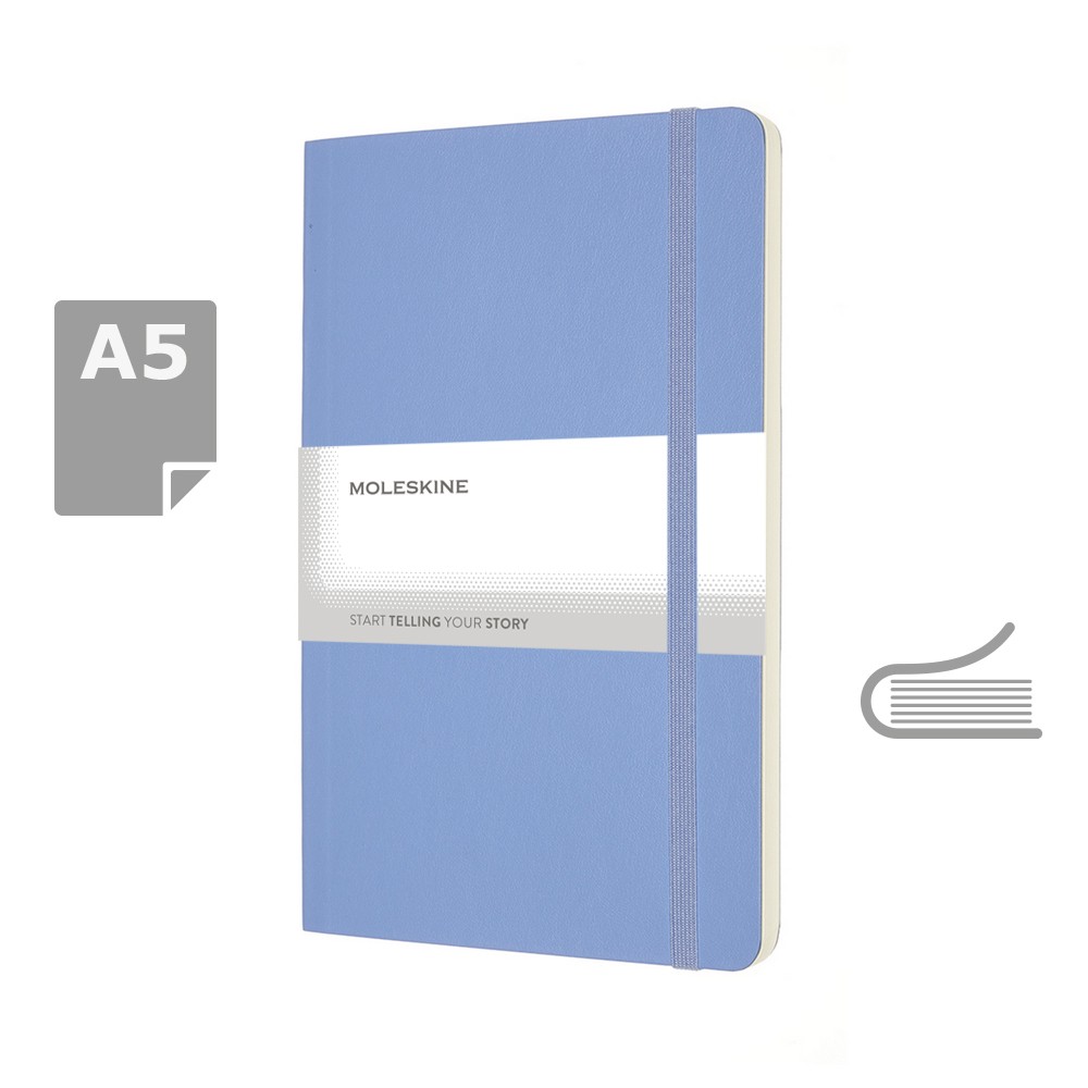 Notatnik MOLESKINE A5 z miękką okładką - 192 strony - Notatniki i notesy z nadrukiem logo | VEBI - zdjęcie 33