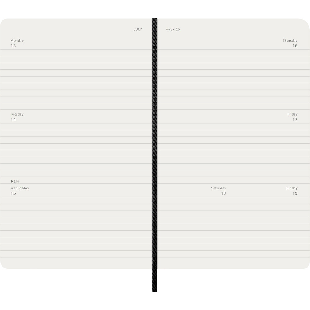 Kalendarz tygodniowy MOLESKINE A5 - miękka okładka - Notatniki i notesy z nadrukiem logo | VEBI - zdjęcie 6