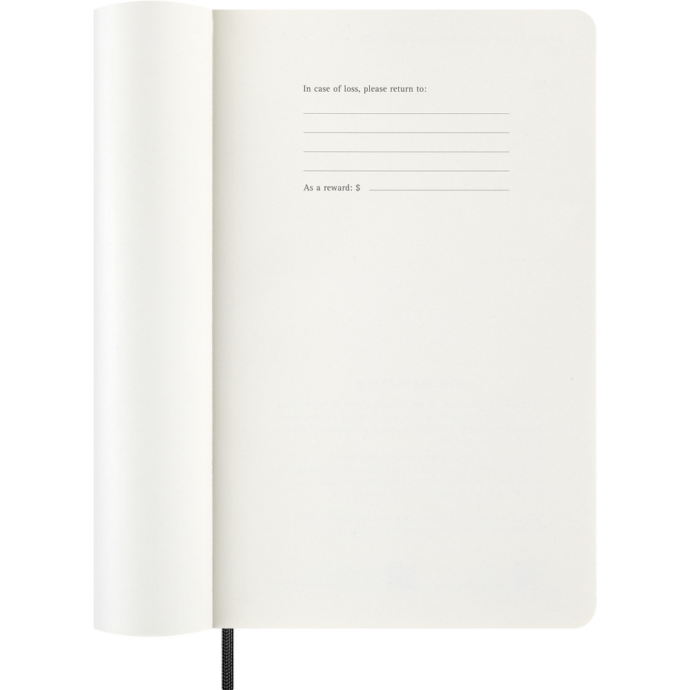 Kalendarz dzienny MOLESKINE A5 - elegancki planer na rok - Notatniki i notesy z nadrukiem logo | VEBI - zdjęcie 5