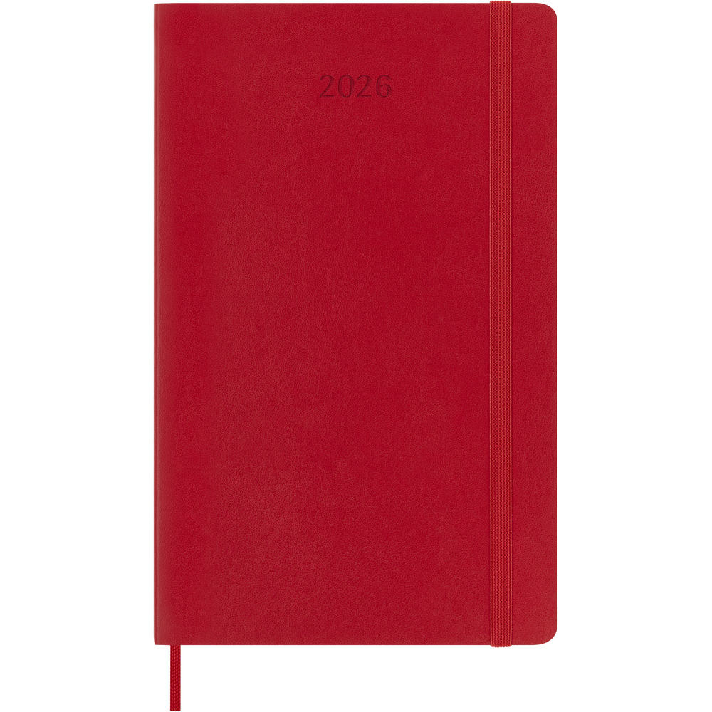 Kalendarz dzienny MOLESKINE A5 - miękka okładka, 400 stron - Notatniki i notesy z nadrukiem logo | VEBI - zdjęcie 3