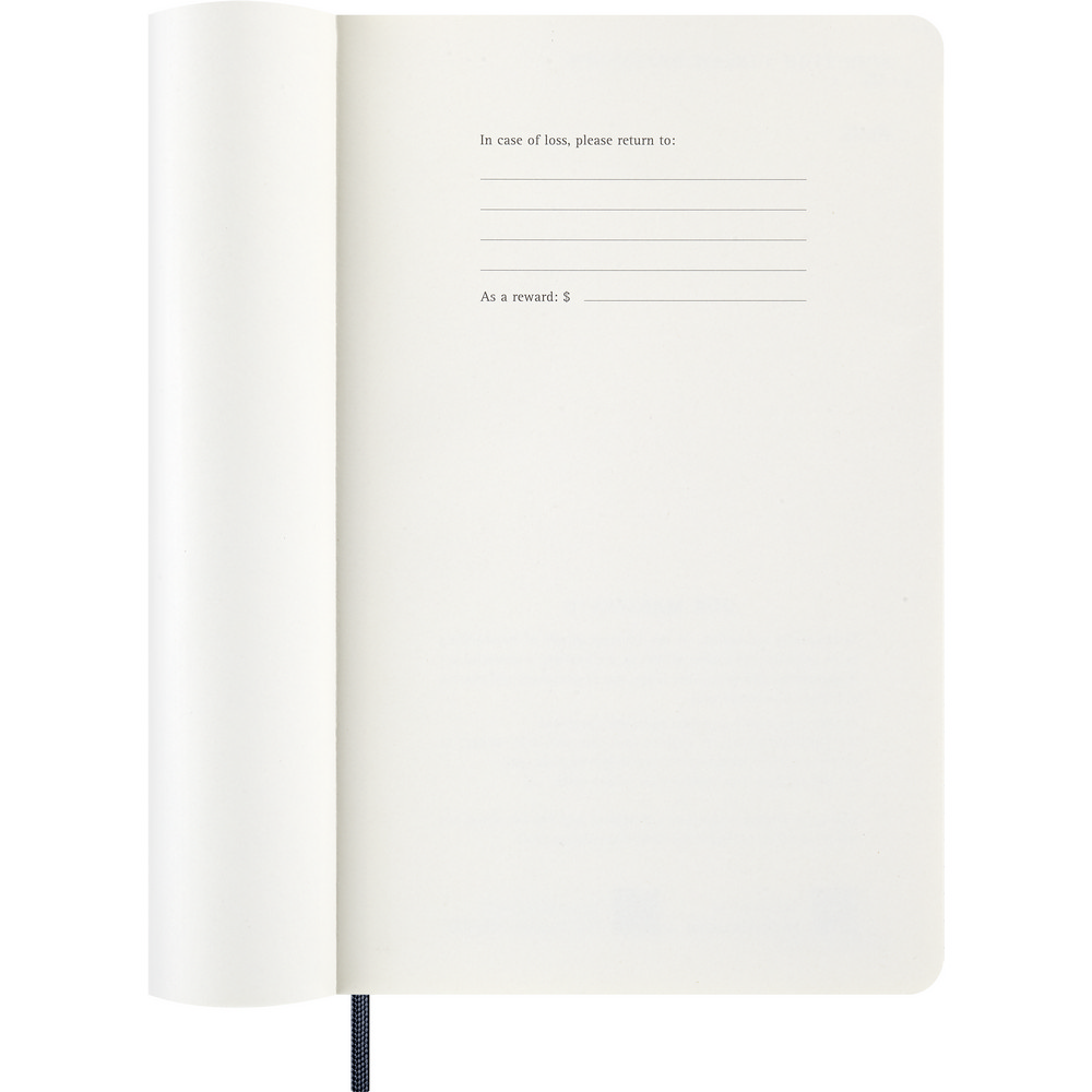 Kalendarz dzienny MOLESKINE A5 - miękka okładka, 400 stron - Notatniki i notesy z nadrukiem logo | VEBI - zdjęcie 5