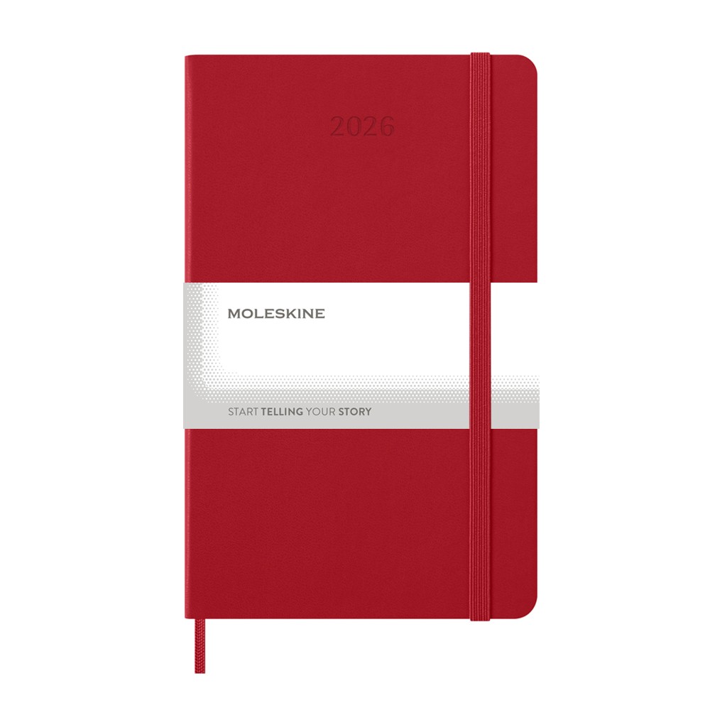Kalendarz dzienny MOLESKINE Large A5 - twarda okładka - Notatniki i notesy z nadrukiem logo | VEBI - zdjęcie 2