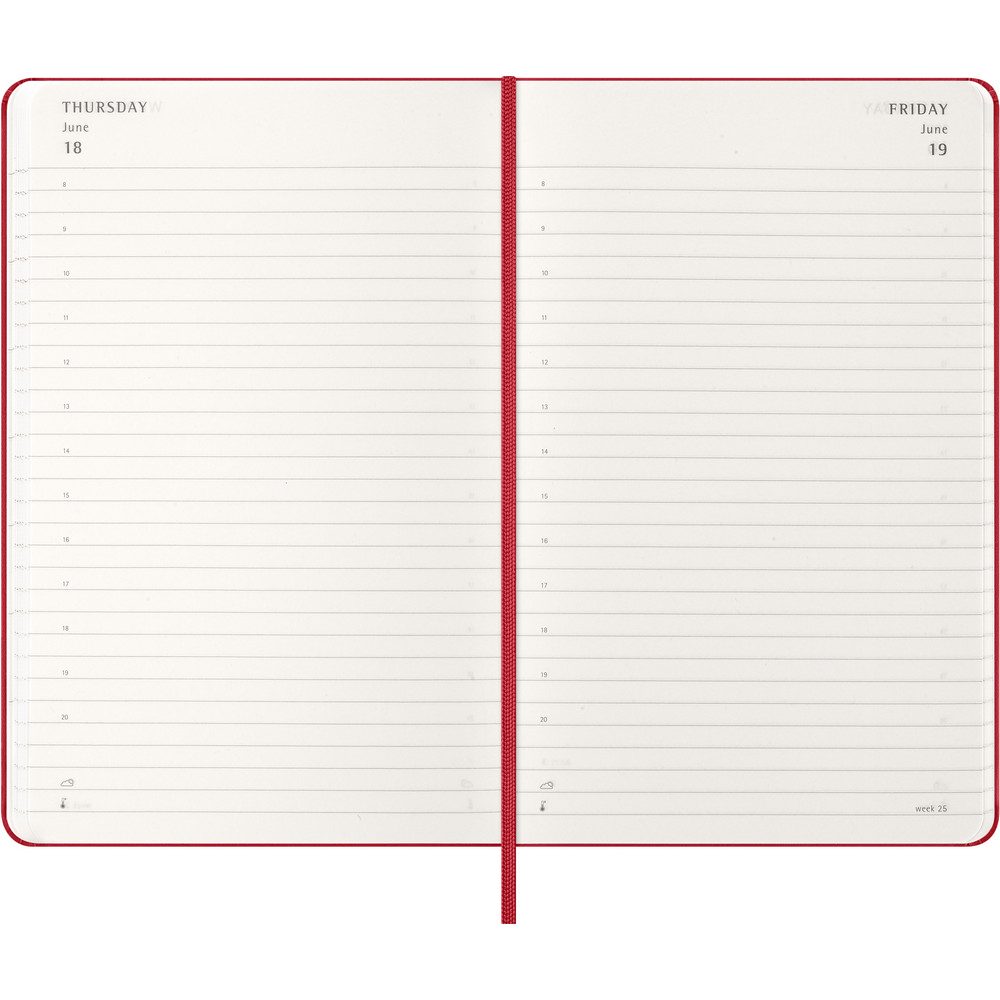 Kalendarz dzienny MOLESKINE Large A5 - twarda okładka - Notatniki i notesy z nadrukiem logo | VEBI - zdjęcie 6