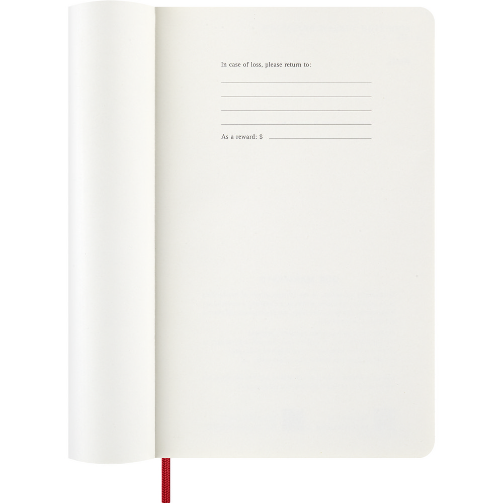 Kalendarz Moleskine A5 - tygodniowy notatnik z miękką okładką - Notatniki i notesy z nadrukiem logo | VEBI - zdjęcie 5