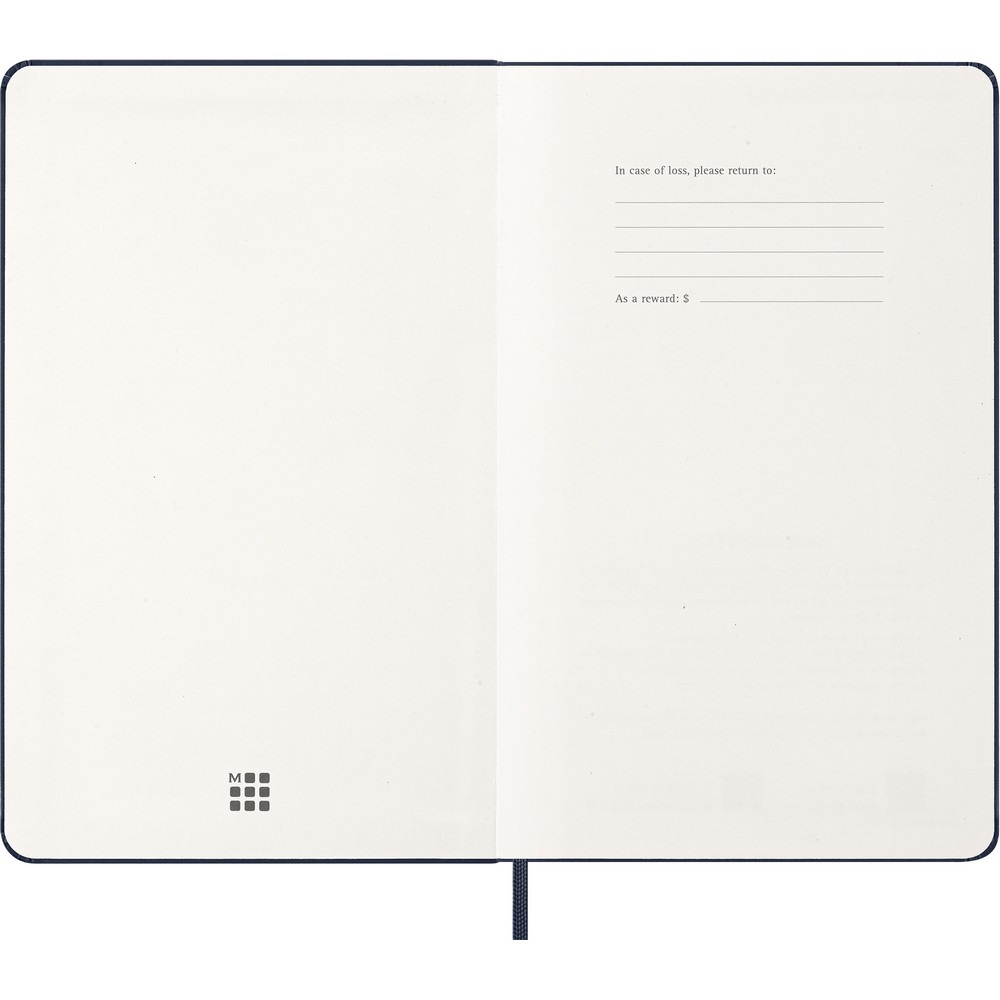 Kalendarz tygodniowy Moleskine A5 z notatnikiem 2027 - Notatniki i notesy z nadrukiem logo | VEBI - zdjęcie 2