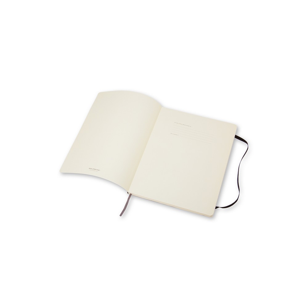 Notatnik Moleskine XL z miękką okładką - 192 strony w linie - Notatniki i notesy z nadrukiem logo | VEBI - zdjęcie 6
