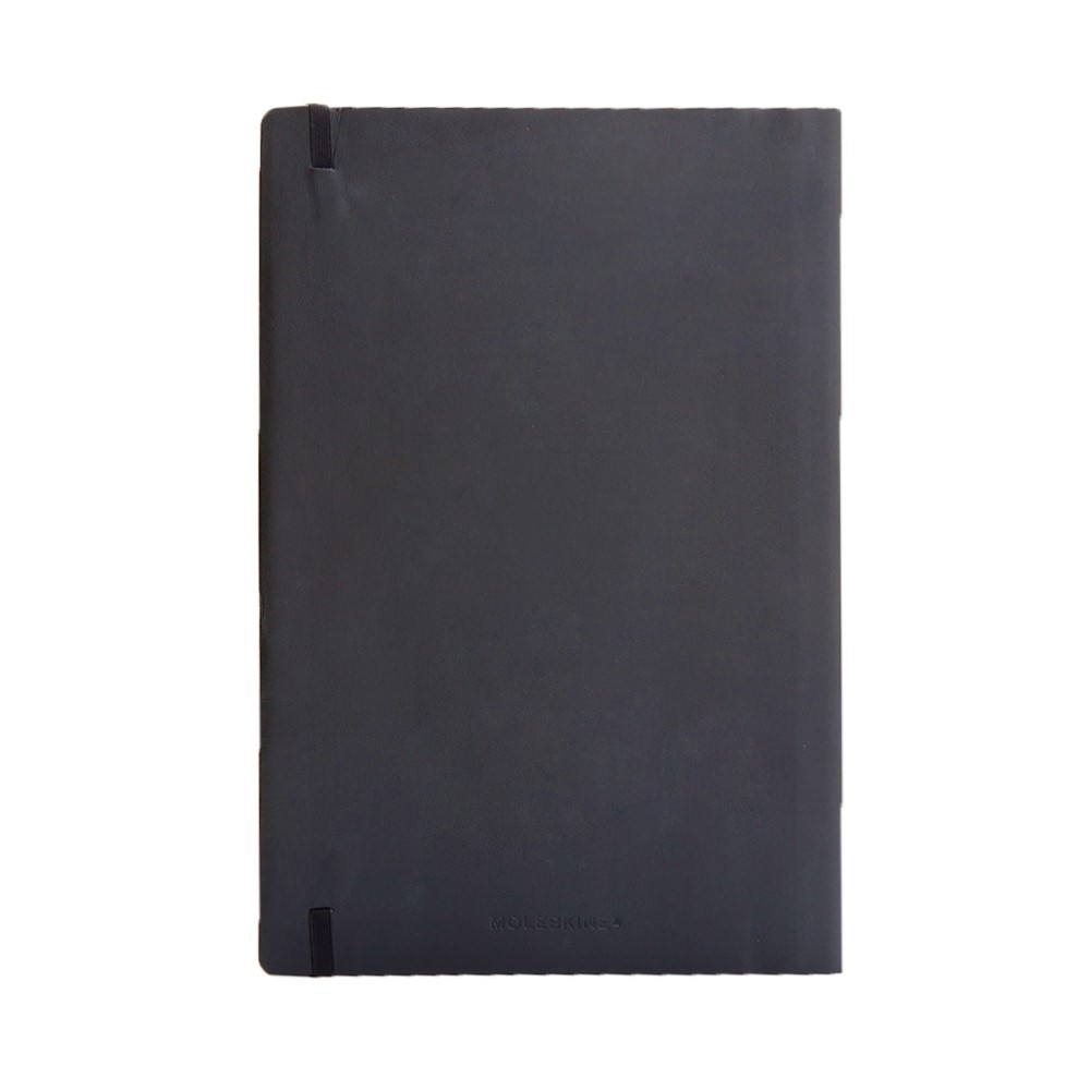 Notatnik Moleskine XL z miękką okładką - 192 strony w linie - Notatniki i notesy z nadrukiem logo | VEBI - zdjęcie 10