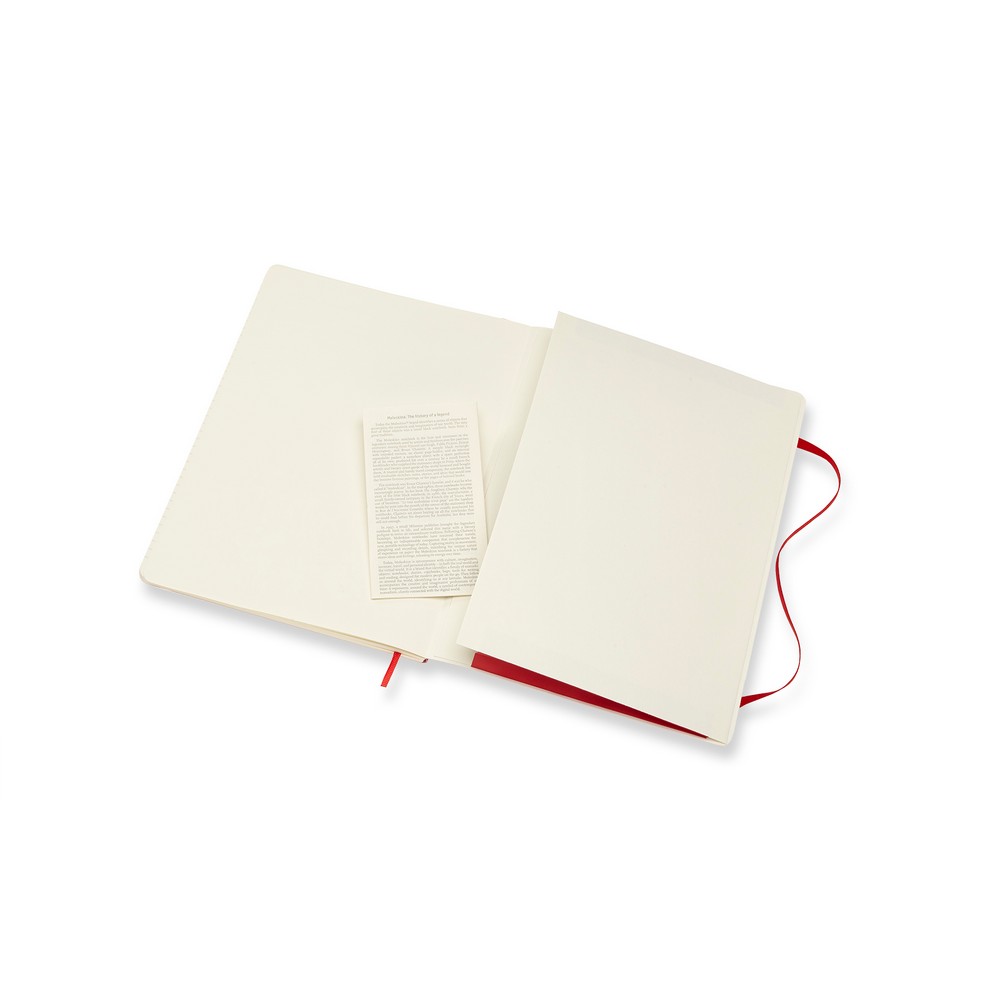 Notatnik Moleskine XL z miękką okładką - 192 strony w linie - Notatniki i notesy z nadrukiem logo | VEBI - zdjęcie 17
