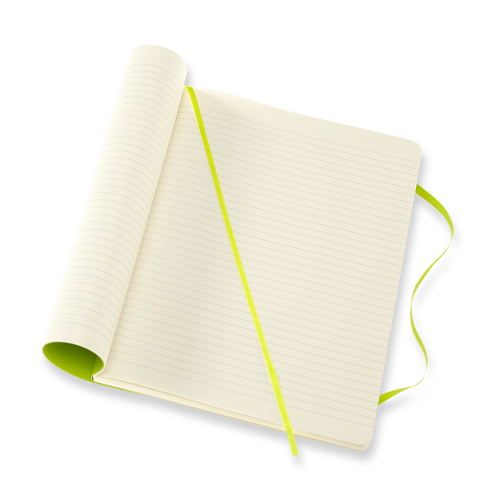 Notatnik Moleskine XL z miękką okładką - 192 strony w linie - Notatniki i notesy z nadrukiem logo | VEBI - zdjęcie 25