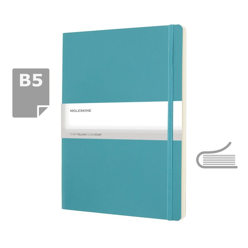 Moleskine XL - notatnik firmowy z miękką okładką - Notatniki i notesy z nadrukiem logo | VEBI - zdjęcie 42