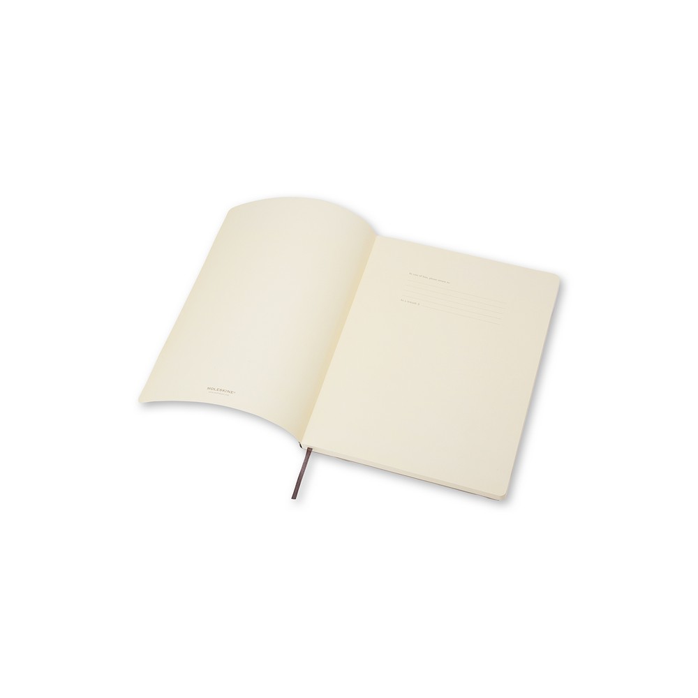 Notatnik MOLESKINE XL w kratkę z miękką okładką - Notatniki i notesy z nadrukiem logo | VEBI - zdjęcie 6