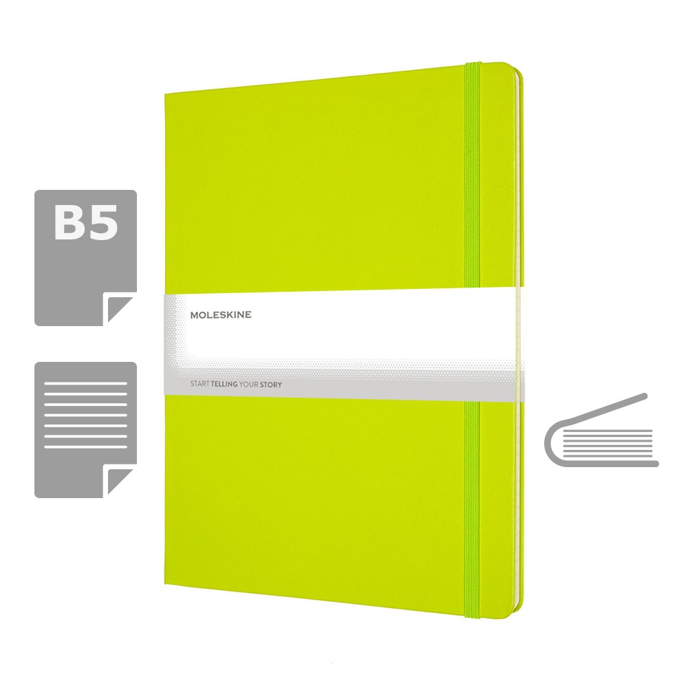 Notatnik MOLESKINE XL B5 z twardą okładką - 192 strony - Notatniki i notesy z nadrukiem logo | VEBI - zdjęcie 19