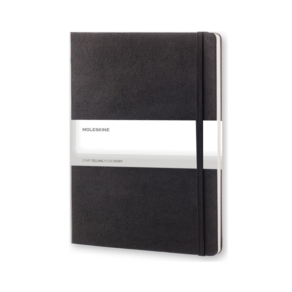 MOLESKINE Notatnik XL w kratkę - twarda okładka B5 - zdjęcie 2