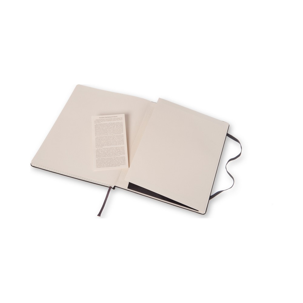 MOLESKINE Notatnik XL w kratkę - twarda okładka B5 - Notatniki i notesy z nadrukiem logo | VEBI - zdjęcie 6
