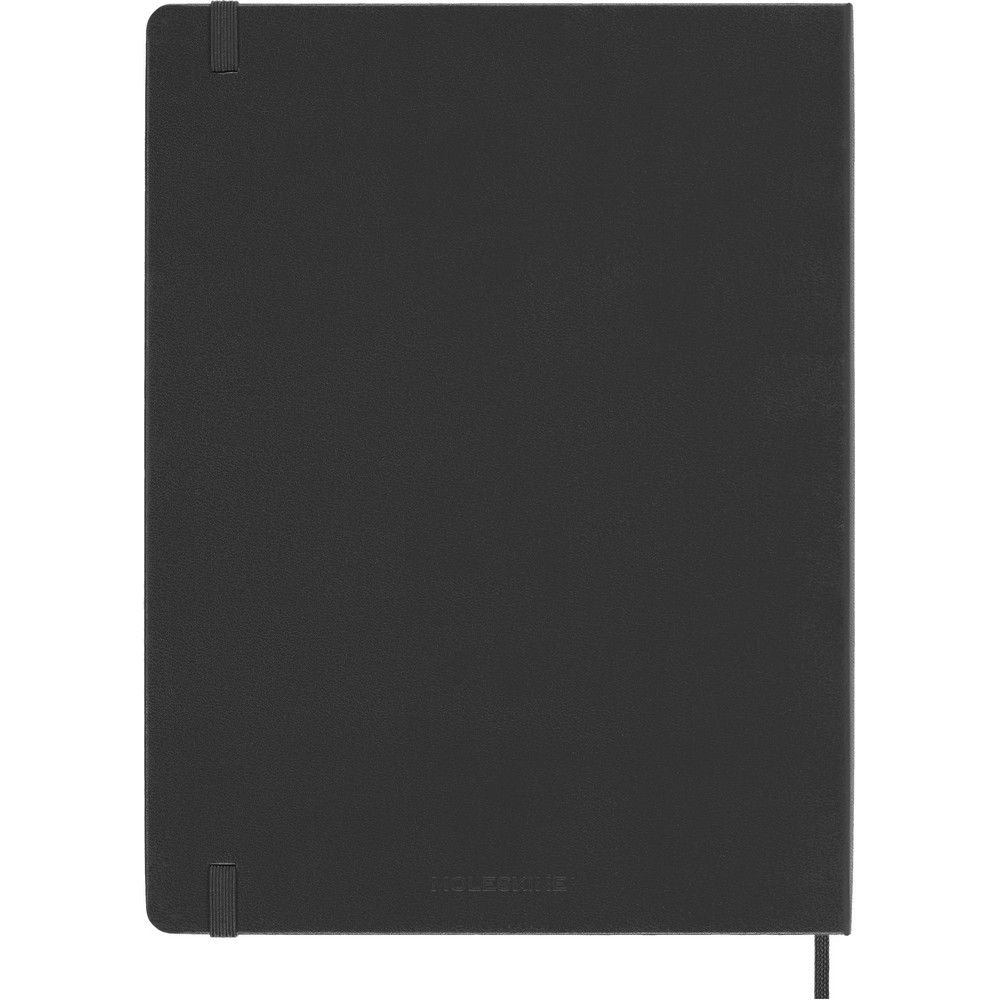 MOLESKINE Notatnik XL w kratkę - twarda okładka B5 - Notatniki i notesy z nadrukiem logo | VEBI - zdjęcie 9