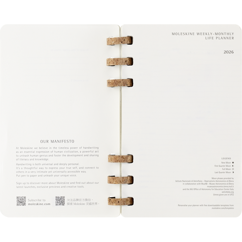 Spiralny kalendarz MOLESKINE - Notatniki i notesy z nadrukiem logo | VEBI - zdjęcie 5
