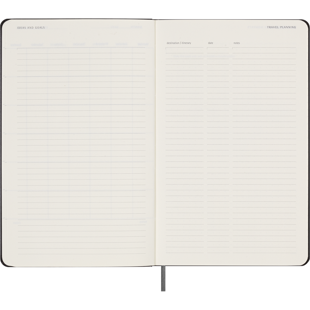 Kalendarz Moleskine XL Undated - terminarz tygodniowy A5 - Notatniki i notesy z nadrukiem logo | VEBI - zdjęcie 8