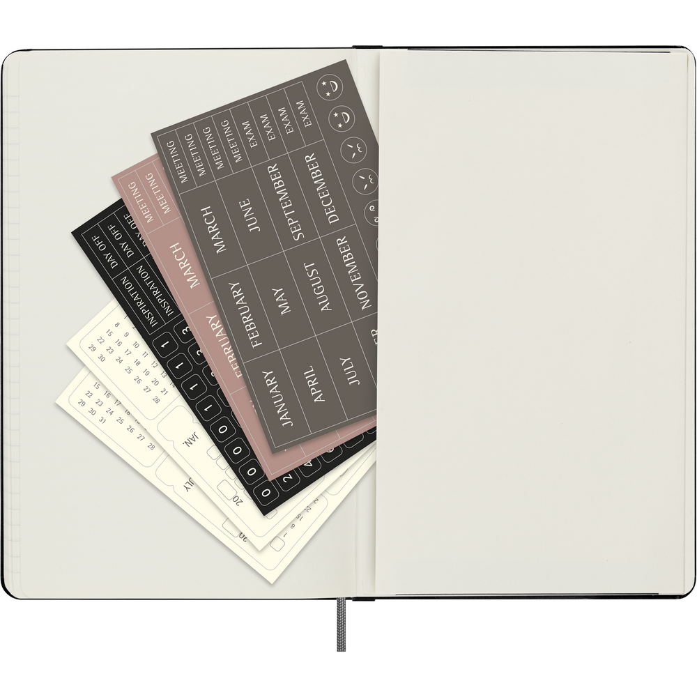 Kalendarz Moleskine XL Undated - terminarz tygodniowy A5 - Notatniki i notesy z nadrukiem logo | VEBI - zdjęcie 13