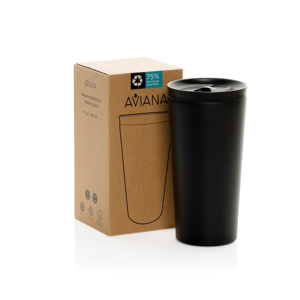 Kubek termiczny Aviana Rowan 500ml - ekologiczny termos ze stali - Kubki i butelki termiczne z nadrukiem logo | VEBI - zdjęcie 4