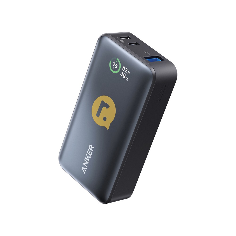Power Bank Anker 10000 mAh z wyświetlaczem - ładowanie 30W - Power banki z nadrukiem logo | VEBI - zdjęcie 2