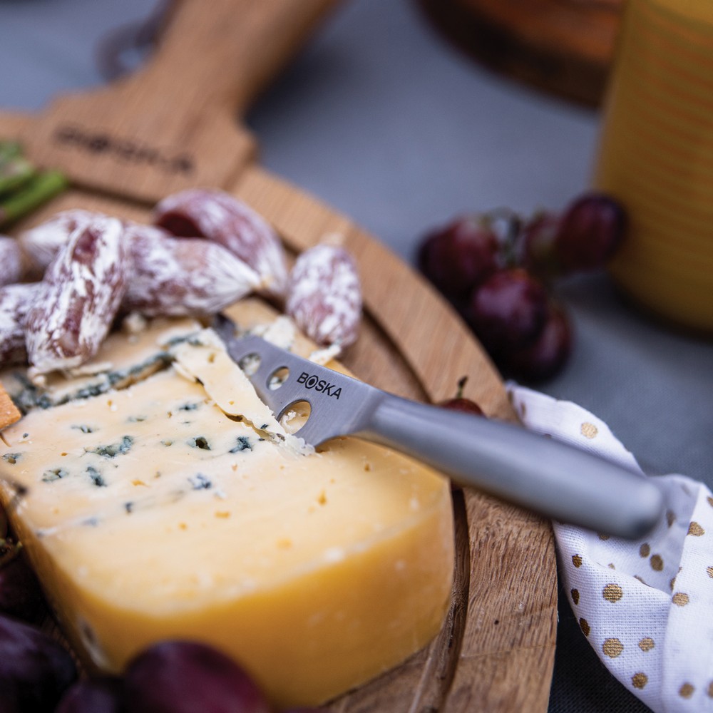 Zestaw małych noży do sera BOSKA Mini Copenhagen ze stali - Akcesoria kuchenne z nadrukiem logo | VEBI - zdjęcie 9