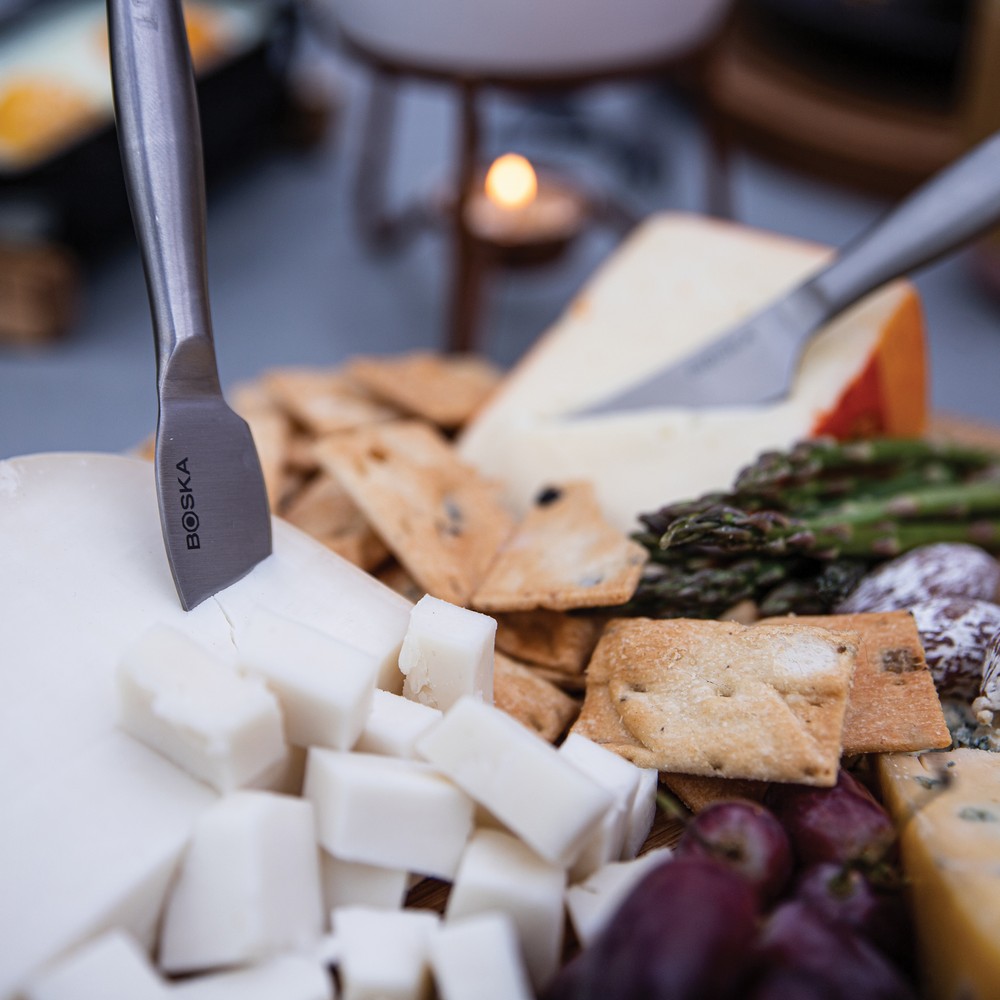 Zestaw małych noży do sera BOSKA Mini Copenhagen ze stali - Akcesoria kuchenne z nadrukiem logo | VEBI - zdjęcie 10