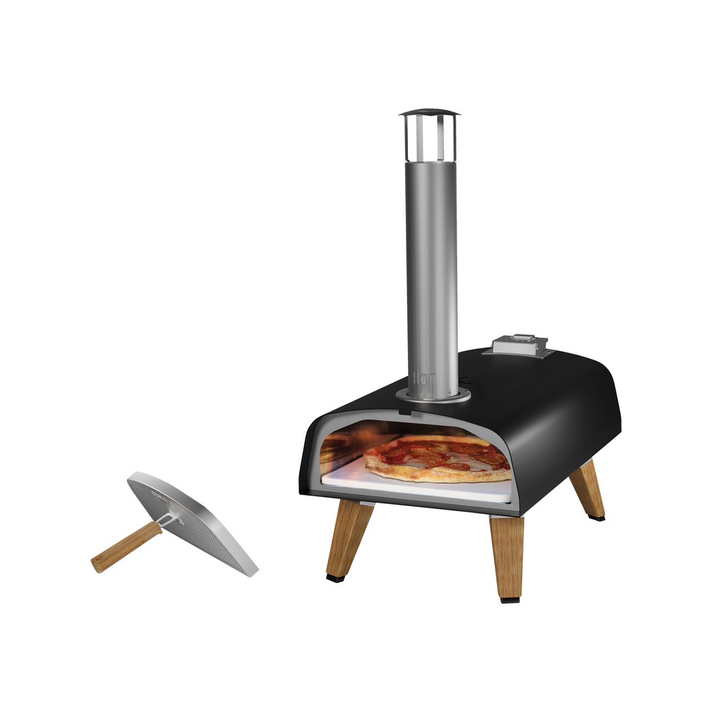 Kompaktowy piec do pizzy BOSKA Pro - opalany peletem - Akcesoria kuchenne z nadrukiem logo | VEBI - zdjęcie 11