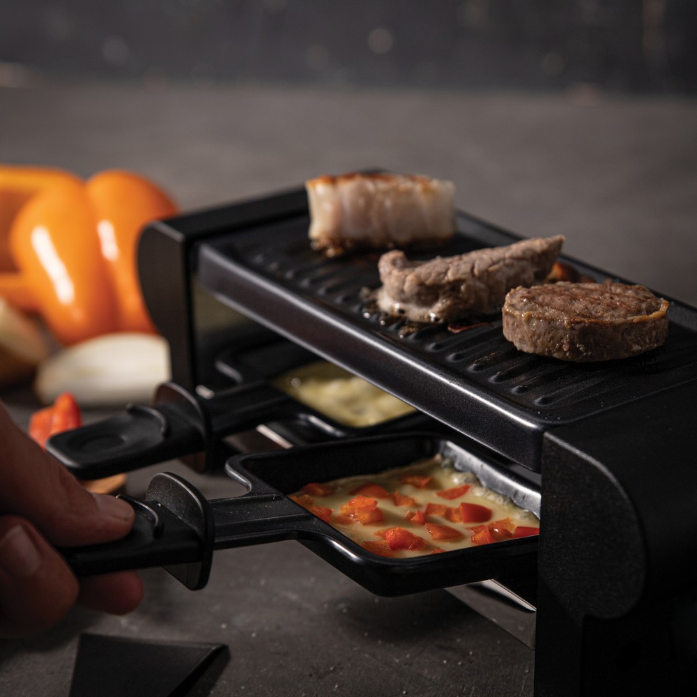 Grill elektryczny BOSKA Raclette Mini z akcesoriami - Akcesoria kuchenne z nadrukiem logo | VEBI - zdjęcie 7