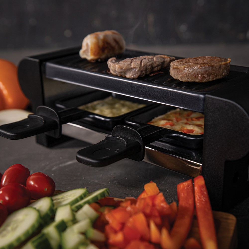 Grill elektryczny BOSKA Raclette Mini z akcesoriami - Akcesoria kuchenne z nadrukiem logo | VEBI - zdjęcie 9