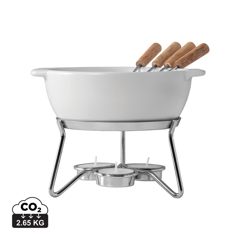 Ceramiczny zestaw do fondue BOSKA 750ml - eleganckie rozwiązanie - Akcesoria kuchenne z nadrukiem logo | VEBI - zdjęcie 15