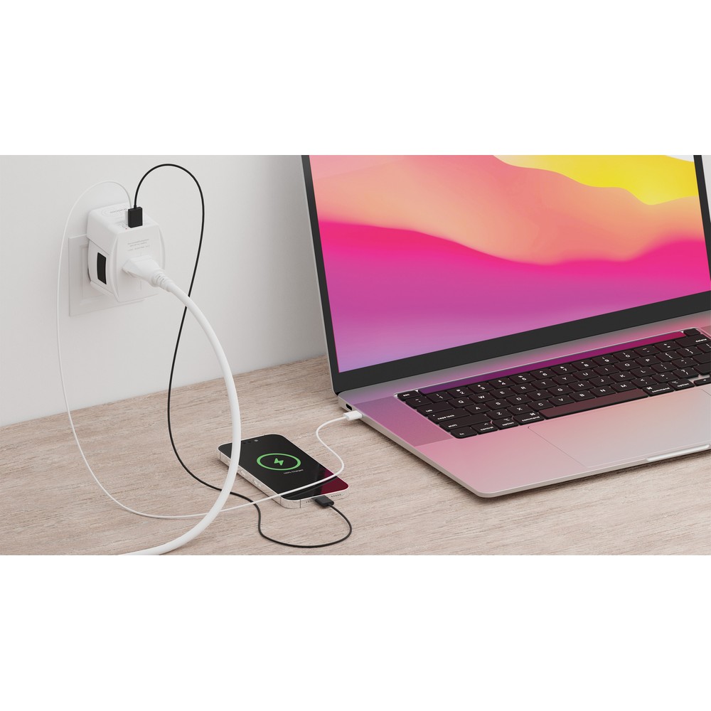 Adapter podróżny SKROSS MUV 65W z logo firmy - Elektronika z nadrukiem logo | VEBI - zdjęcie 7