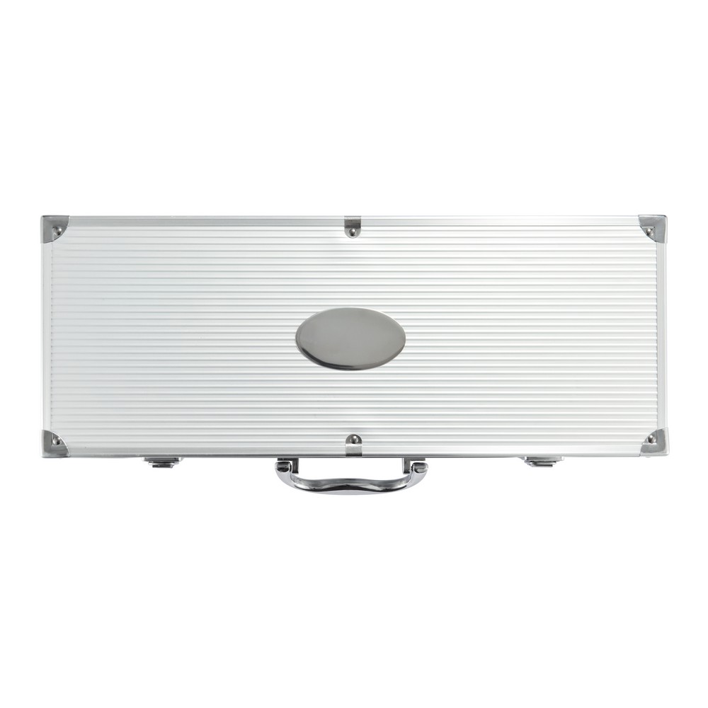 Profesjonalny zestaw grillowy 12 elementów w aluminiowej walizce - zdjęcie 4