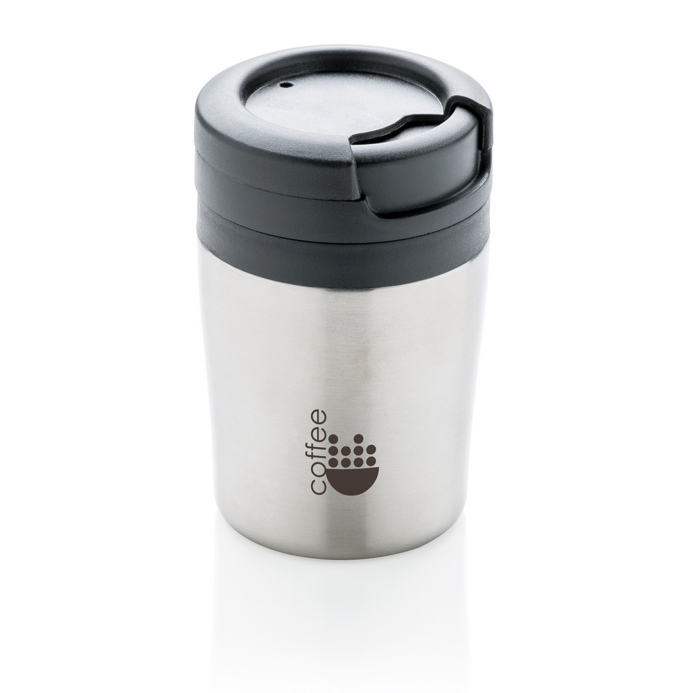 Kompaktowy kubek termiczny Coffee To Go 160ml - Kubki i butelki termiczne z nadrukiem logo | VEBI - zdjęcie 43